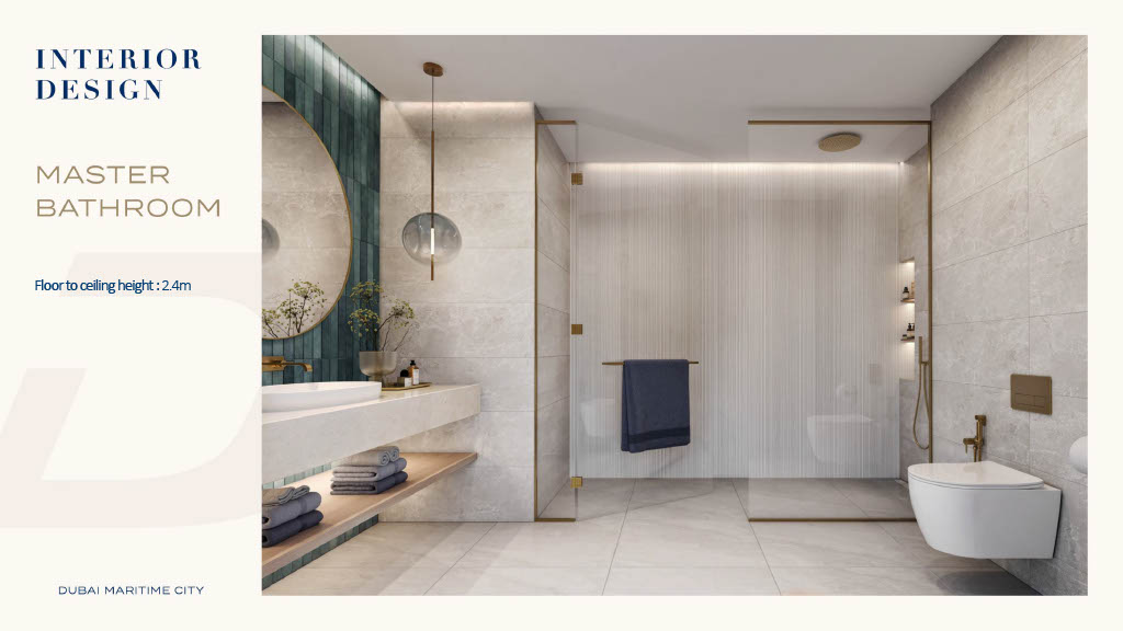 Contemporary bathroom at Chelsea Residences