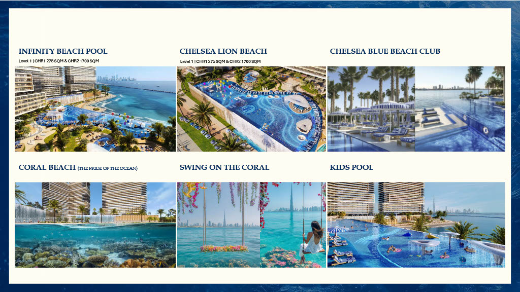 Chelsea Lion Beach and family amenities at Chelsea Residences