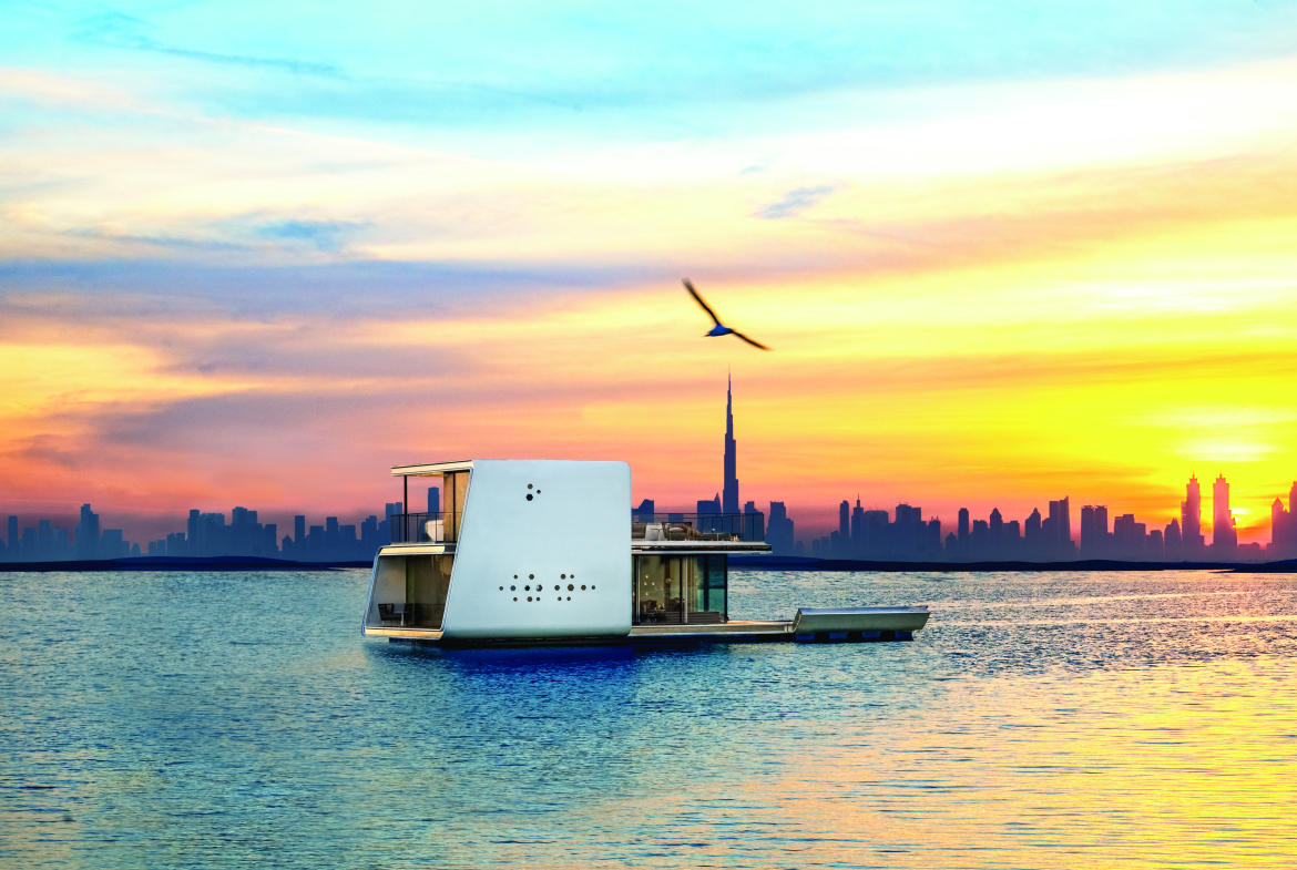 Floating Seahorse marine villa at The Heart of Europe