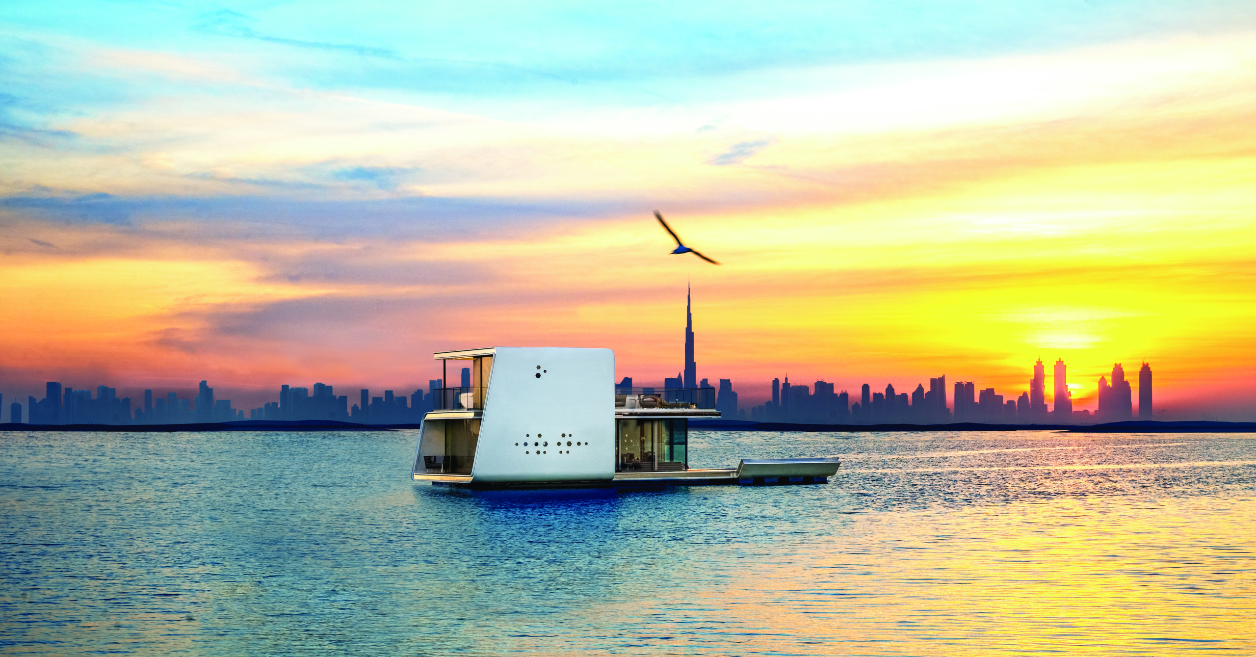 Floating Seahorse marine villa at The Heart of Europe