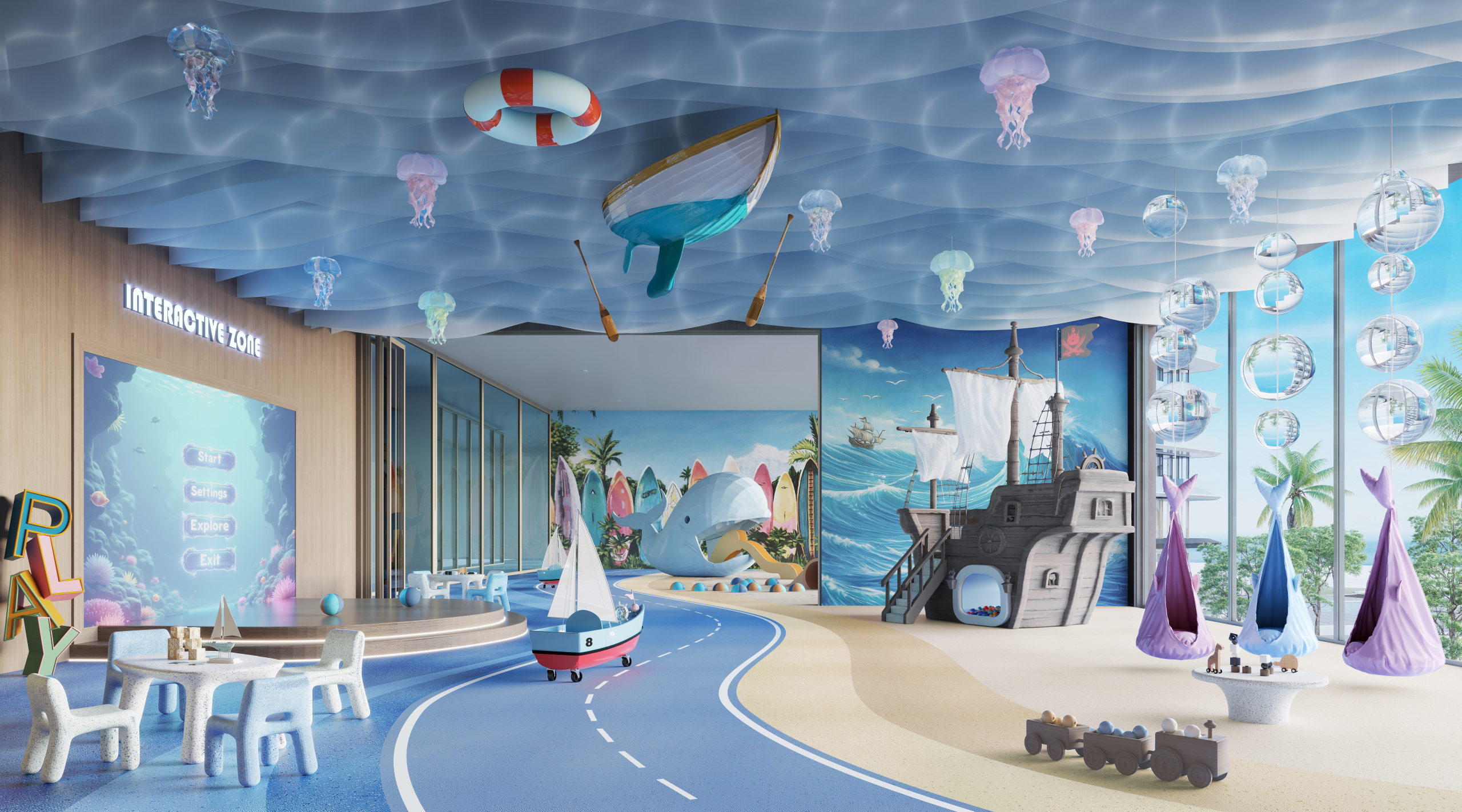 The Meriva Collection — Children’s Play Area Children’s play area at The Meriva Collection, Dubai Islands