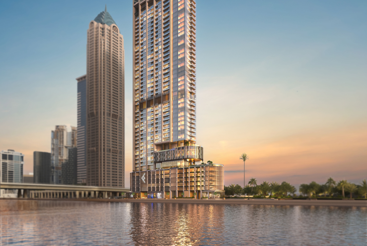 Dubai Canal view from One River Point