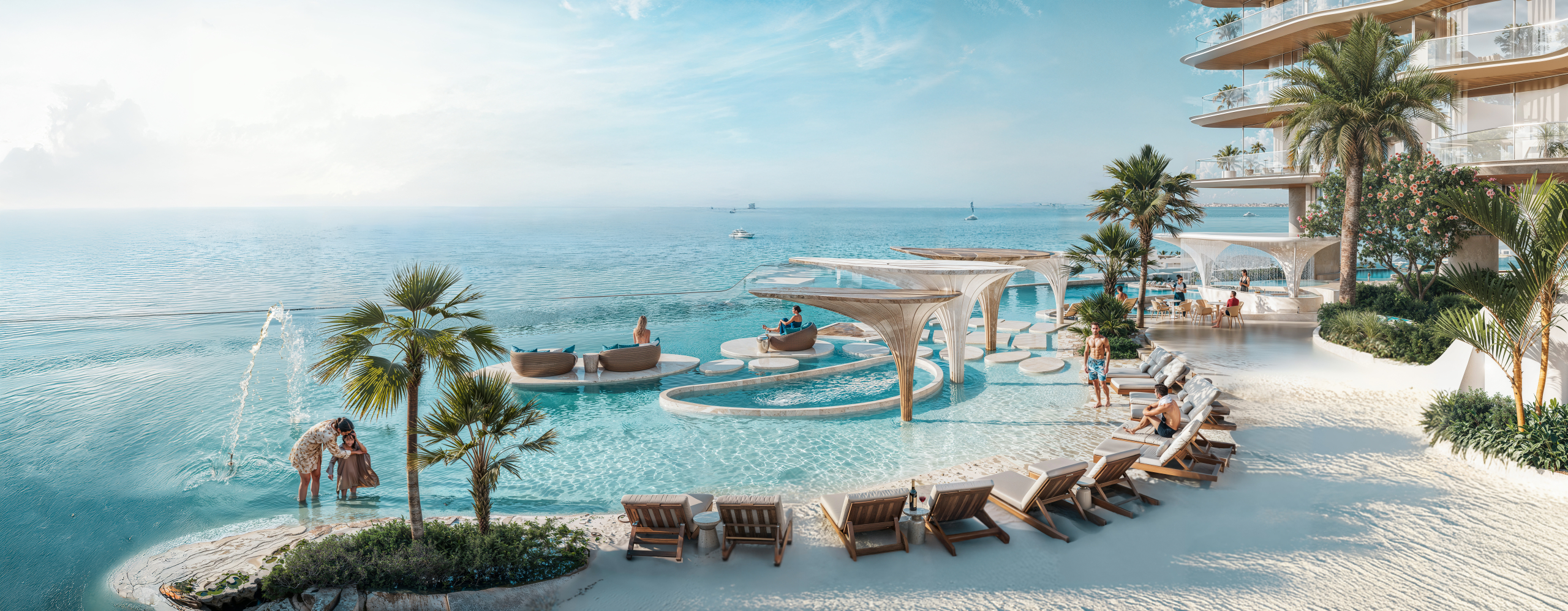 Swimming pool amenity at Breez by Danube