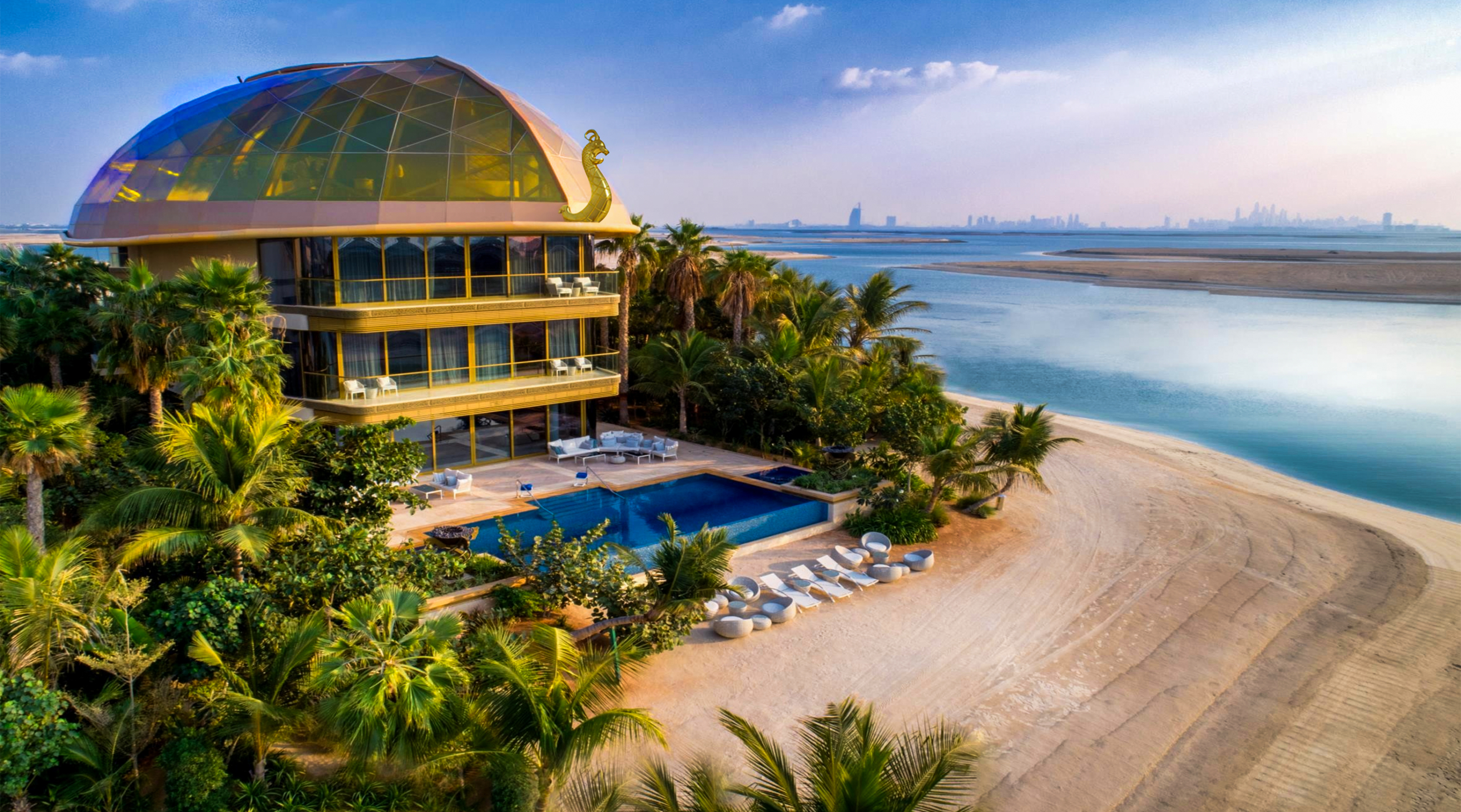 Sweden Beach Palace waterfront exterior at The Heart of Europe