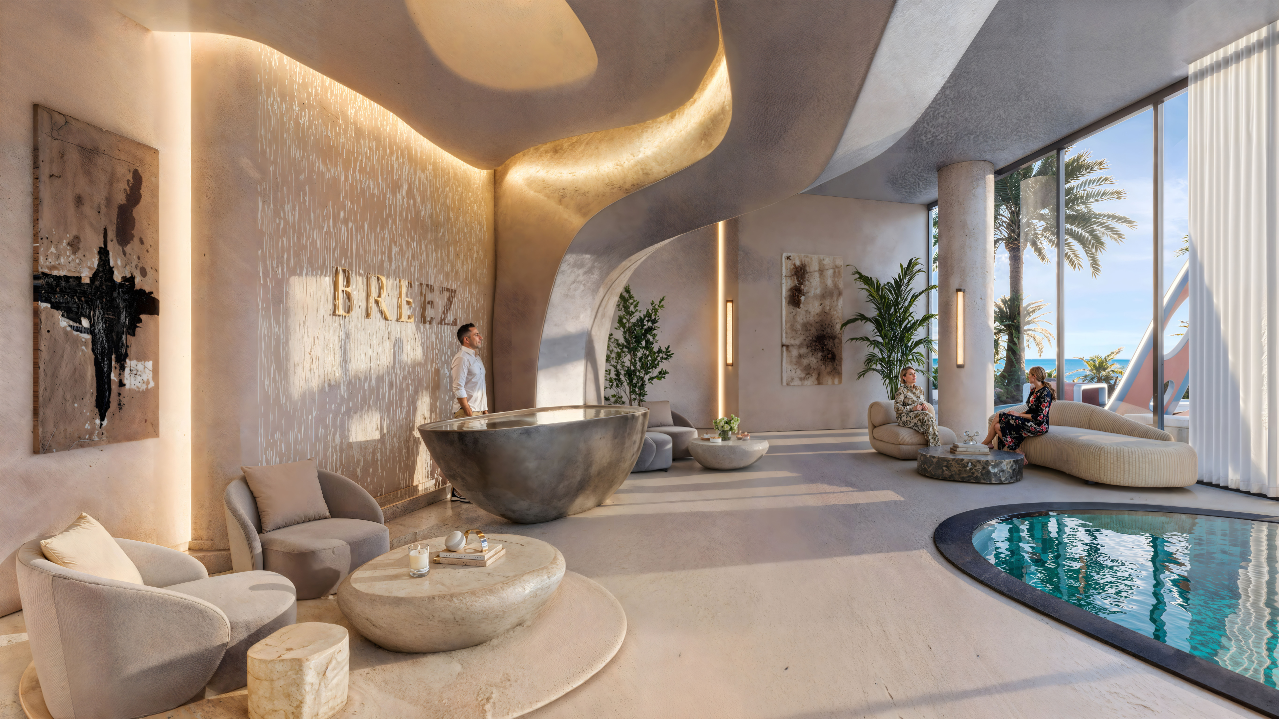 Spa and wellness amenity at Breez by Danube