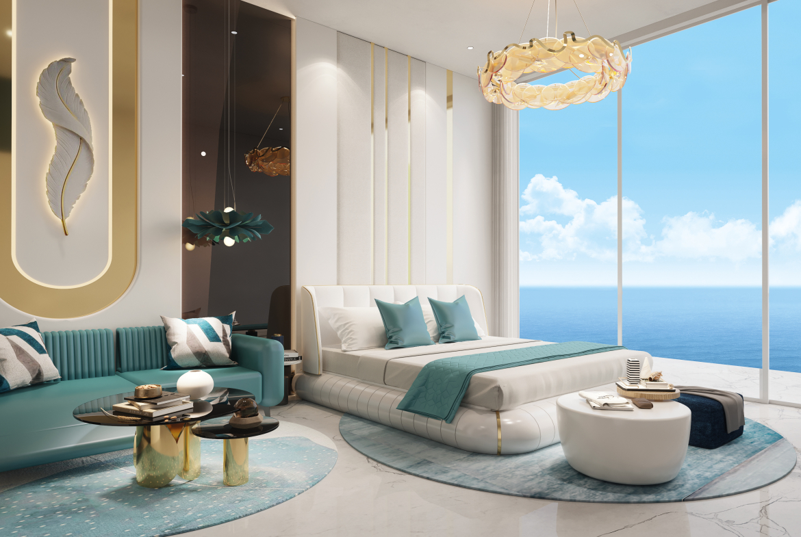 Studio residence interior at Oceanz 3