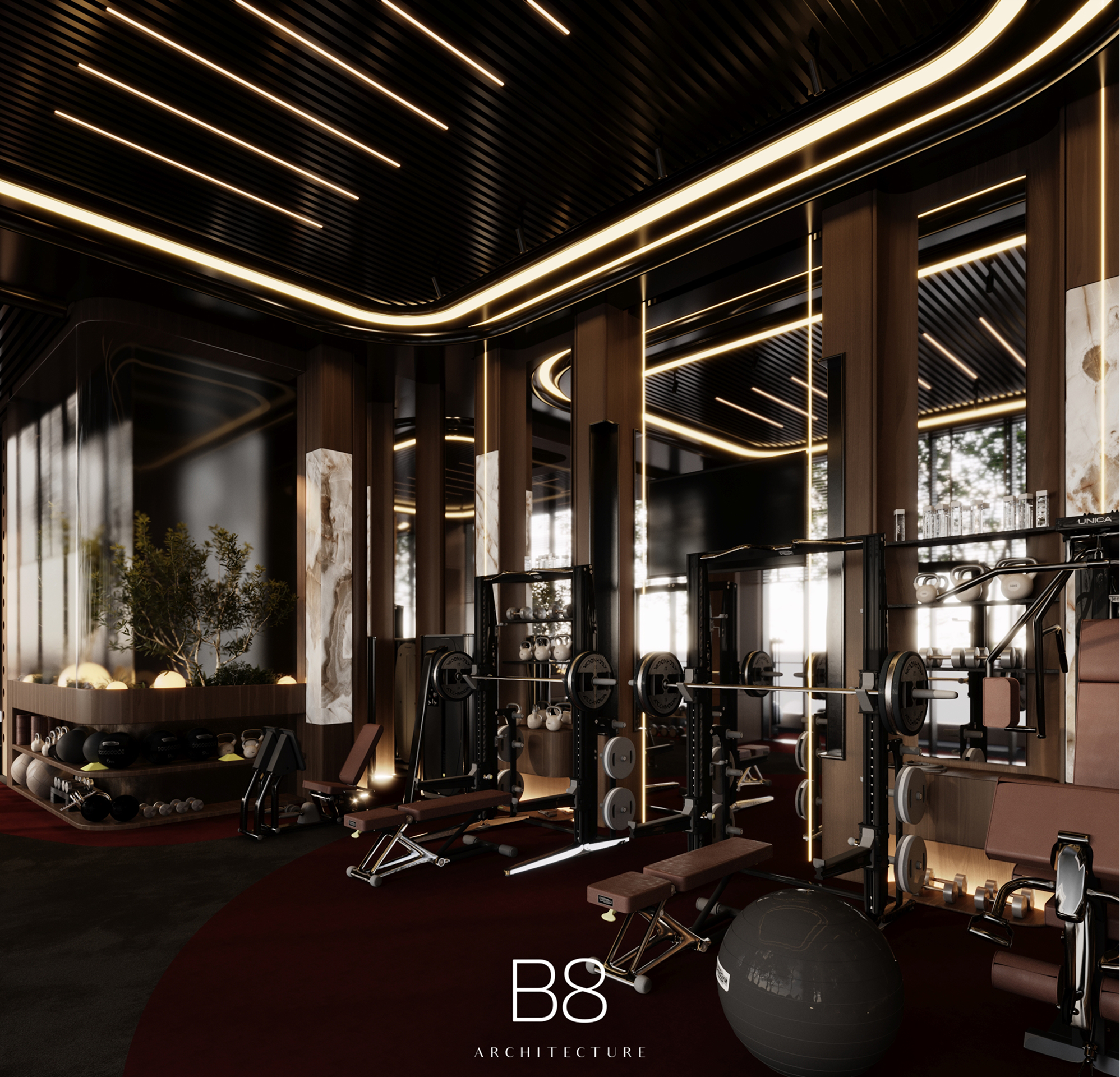NH Collection resident gym and fitness centre interior