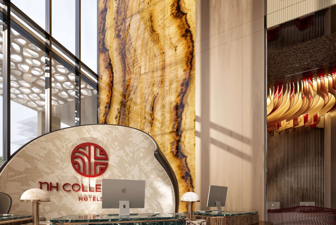 NH Collection contemporary lounge and lobby interior