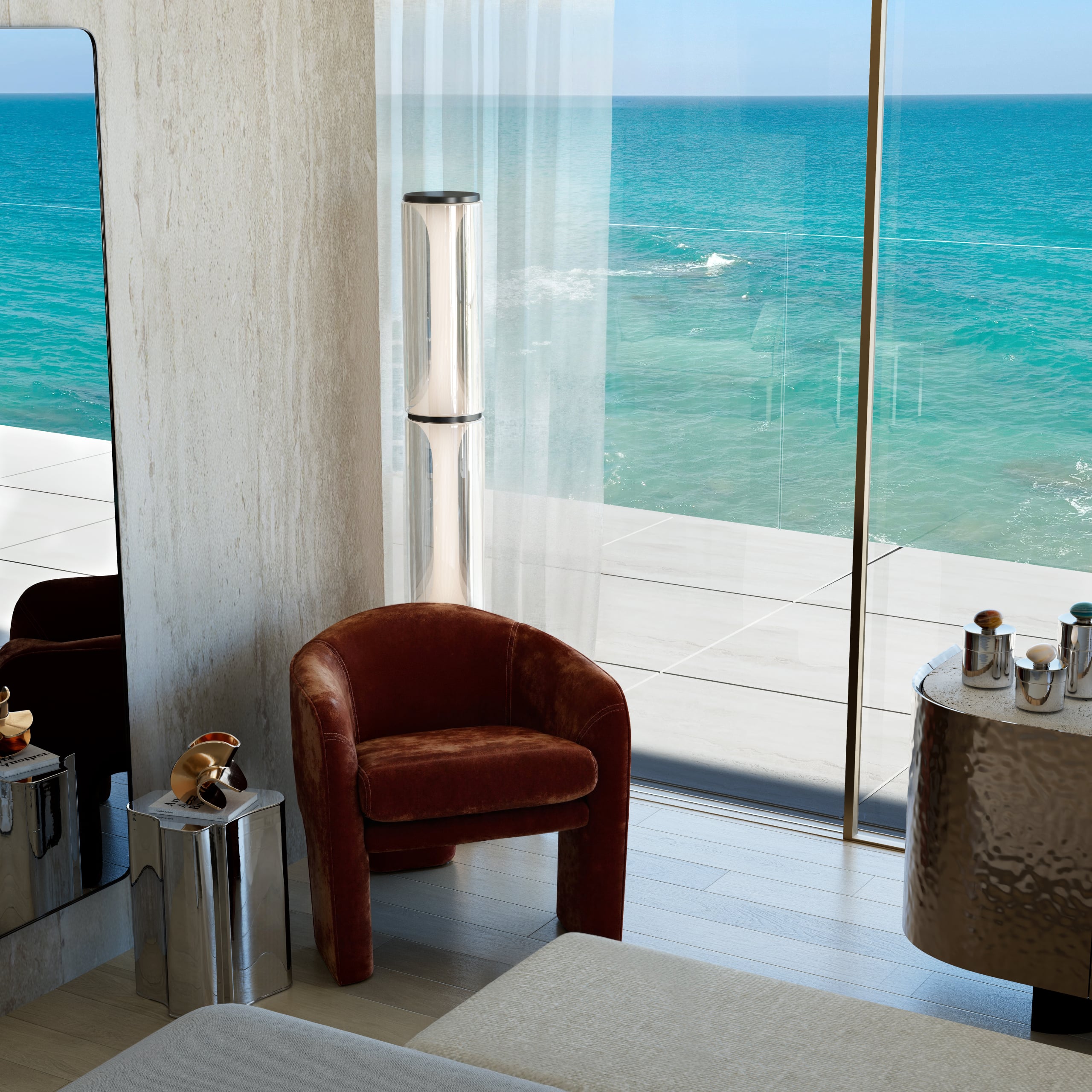 4 Bedroom Beachfront Townhouse Bedroom 2 4 Bedroom Luxury Residence — Mondrian AlMarjan Island Residences