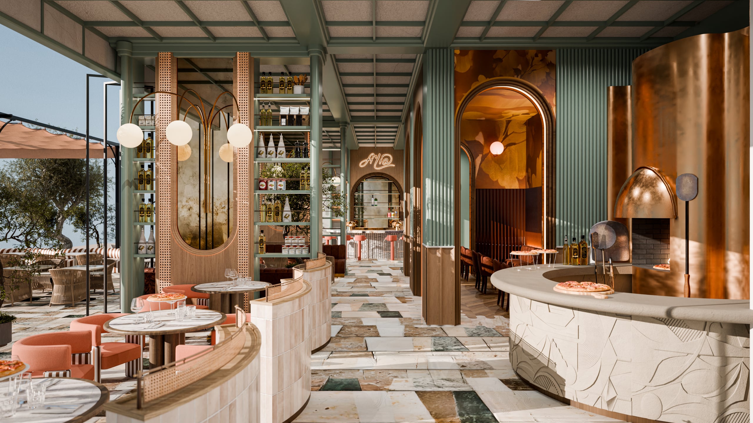 Filia Restaurant & Beach Club 4 Bedroom Luxury Residence — Mondrian AlMarjan Island Residences
