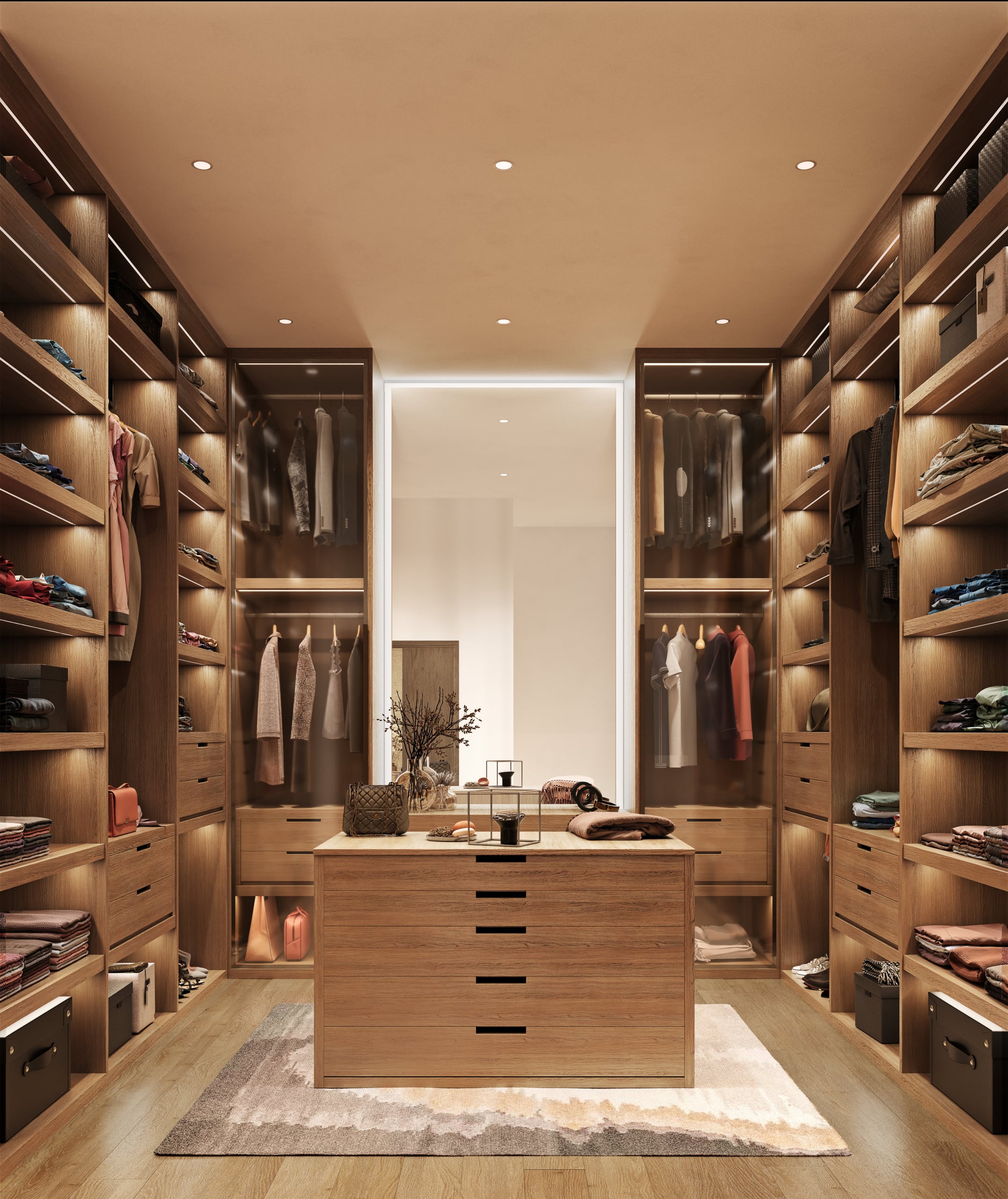 Nobu Residences_Villa Closet_Final_1 4 Bedroom Luxury Residence — Nobu Residences,Al Marjan Island