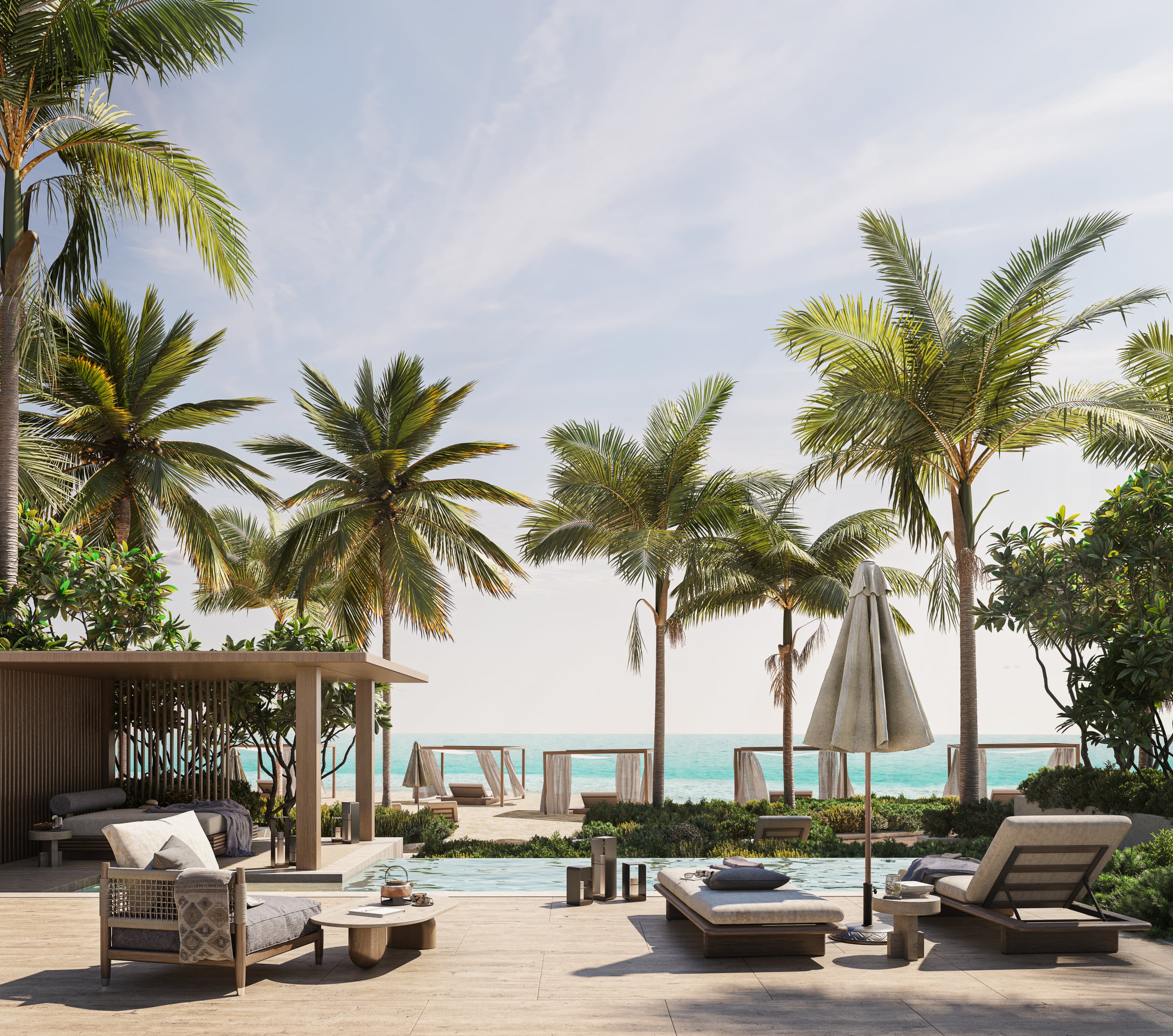 Nobu Residences_Villas Exterior_Final 4 Bedroom Luxury Residence — Nobu Residences,Al Marjan Island