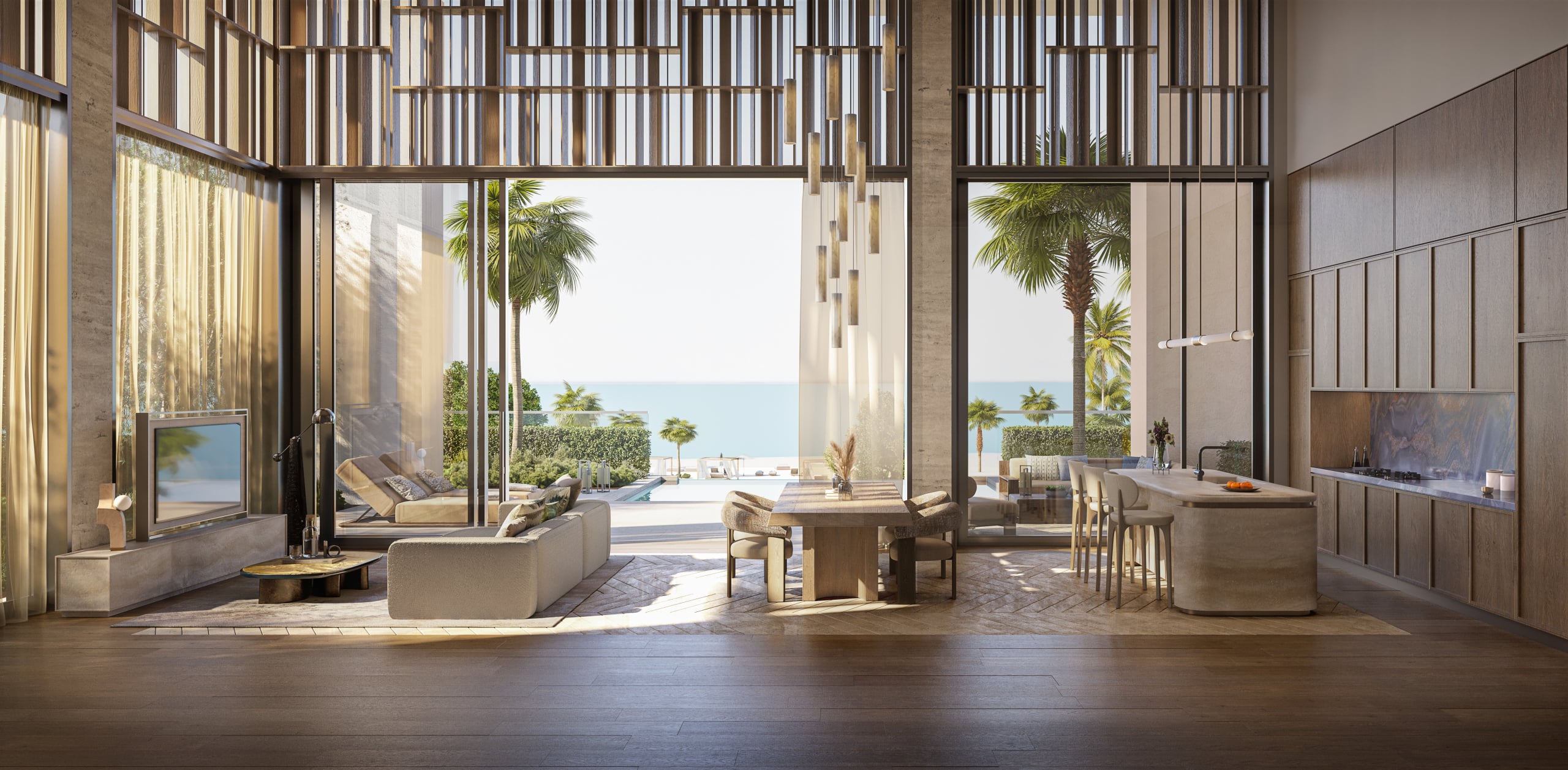 PID-14150_Nobu Residences_Garden Duplex Day_Final 4 Bedroom Luxury Residence — Nobu Residences,Al Marjan Island