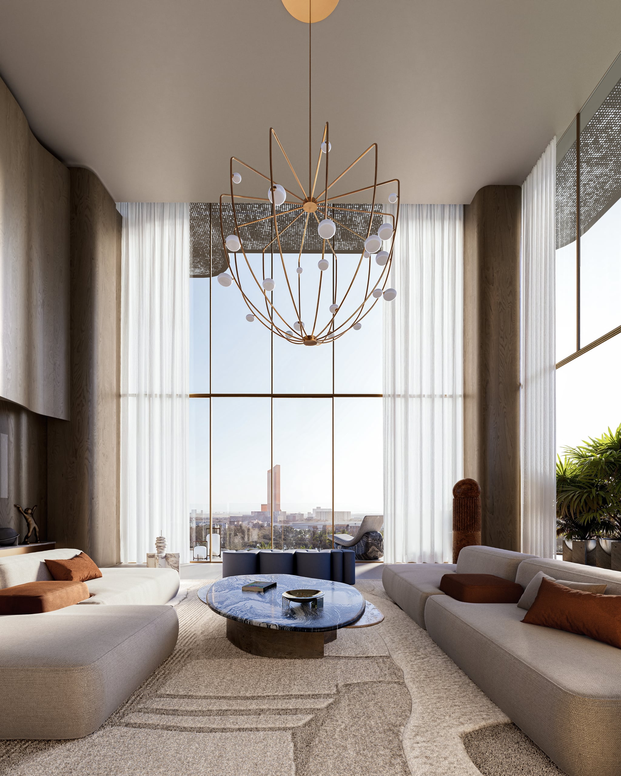 Penthouse Living 2 4 Bedroom Luxury Residence — Mondrian AlMarjan Island Residences