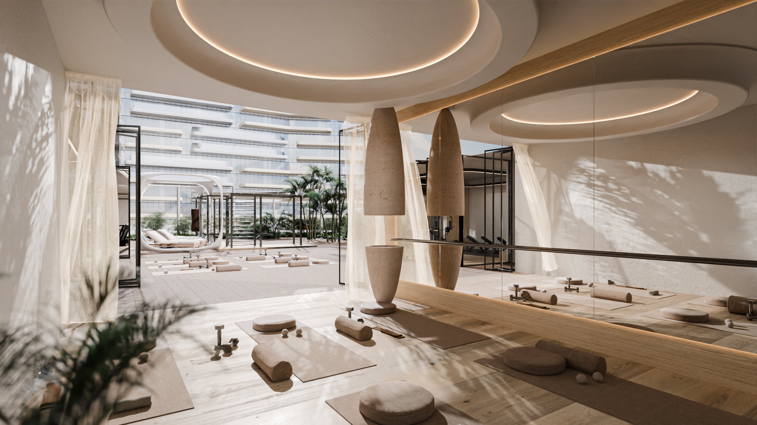 Pilates Yoga Studio 4 Bedroom Luxury Residence — Mondrian AlMarjan Island Residences