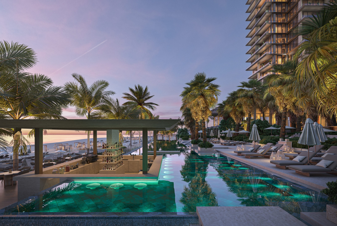 4 Bedroom Luxury Residence — Nobu Residences,Al Marjan Island