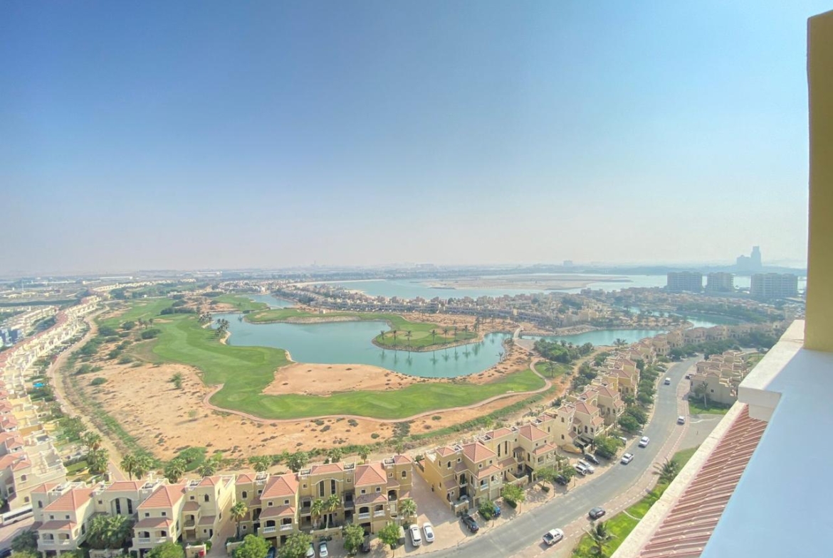 Studio Apartment | Huge Balcony | Golf & Lagoon Views – Al Hamra Village