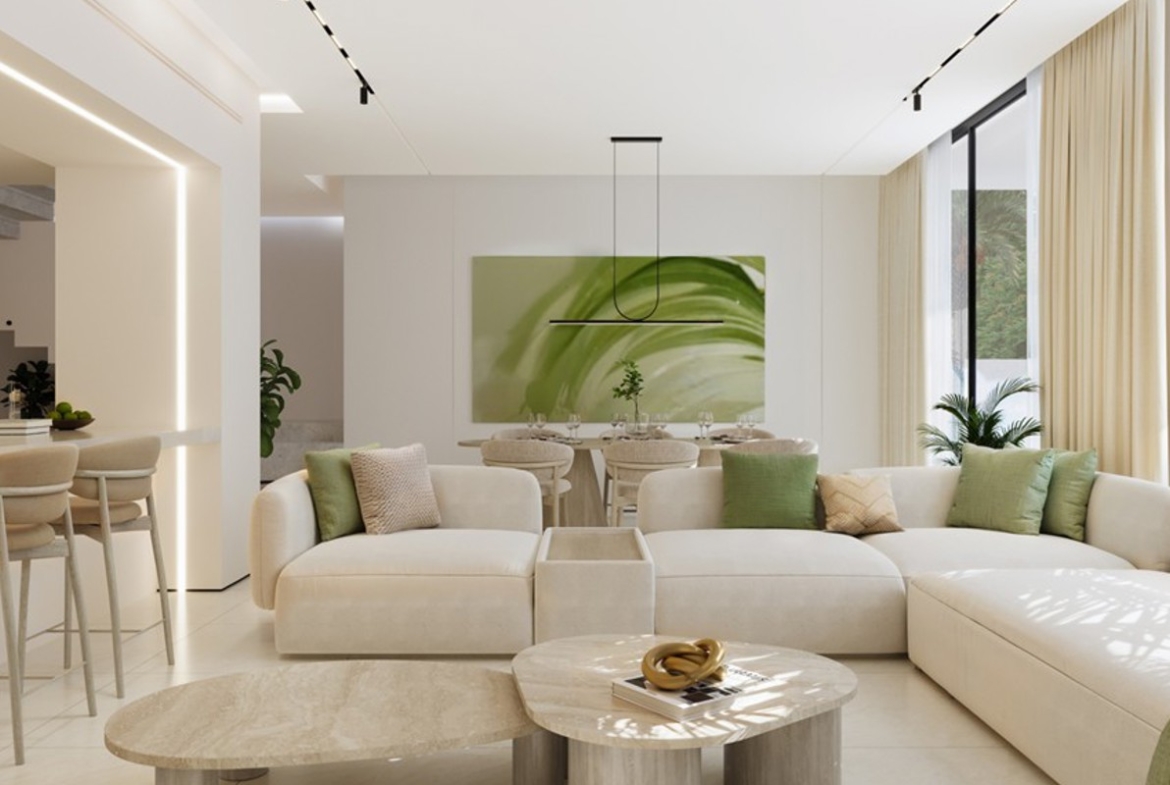 Contemporary interior design at Aila Homes