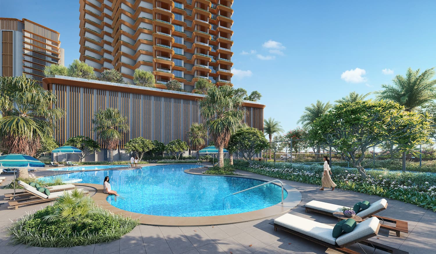Al Hamra Waterfront swimming pool