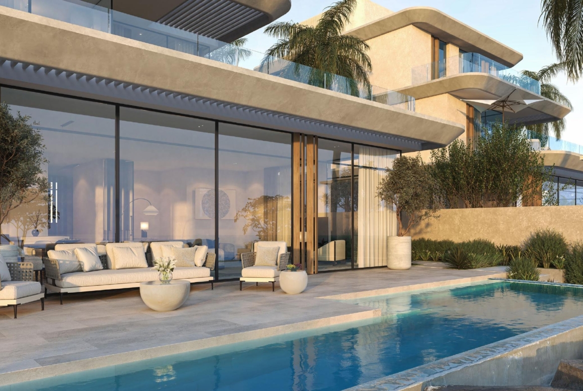 Anantara Mina private pool villa exterior rendering