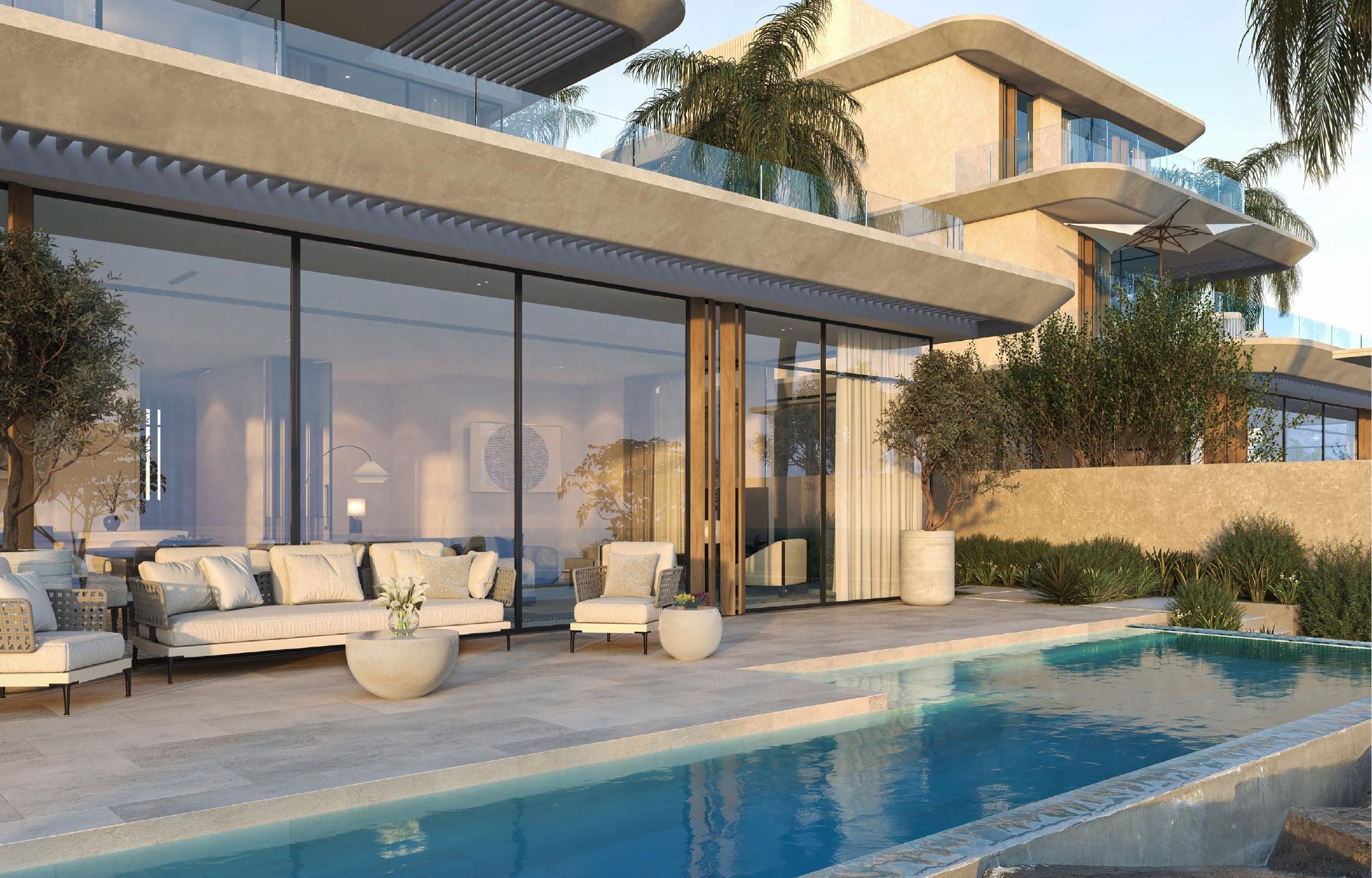 Anantara Mina private pool villa exterior rendering