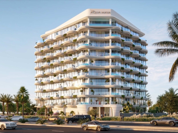 Aqua Maya by BNW Developments waterfront exterior on Al Marjan Island