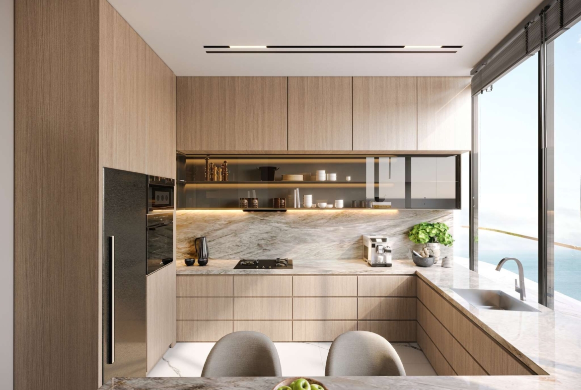 FashionTV Acacia kitchen and living interior