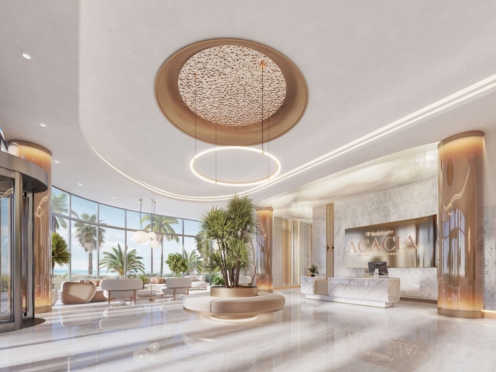 FashionTV Acacia branded lobby interior