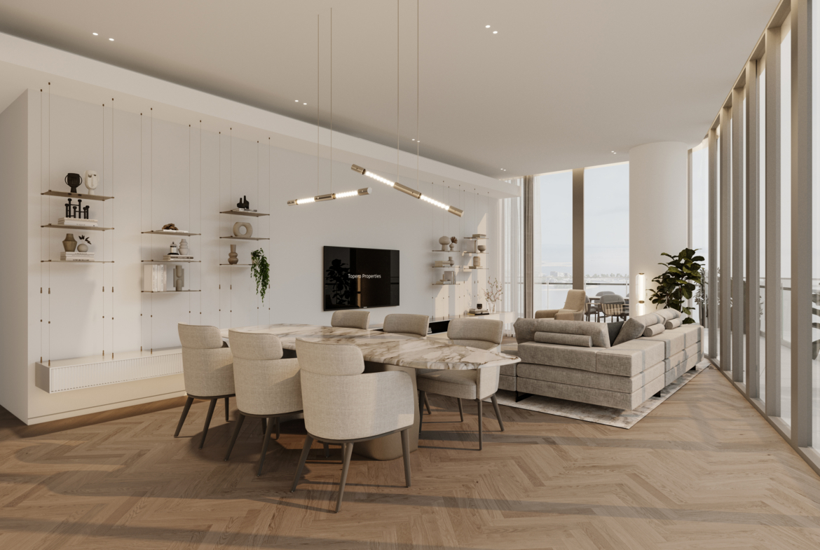 Fortune Bay Residences dining and living room