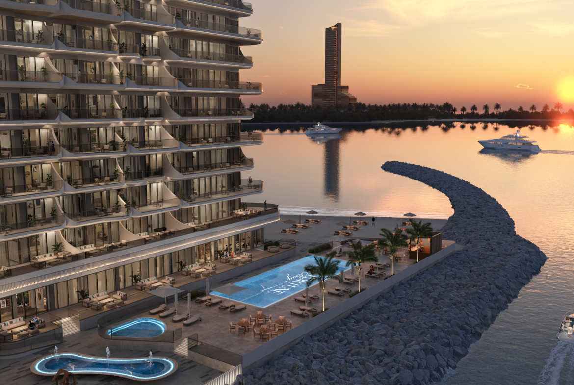 Fortune Bay Residences waterfront pool and exterior
