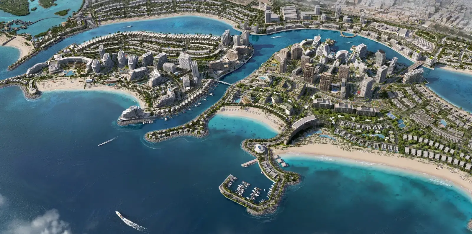Architectural rendering of Four Seasons Resort and Private Residences at Mina Al Arab