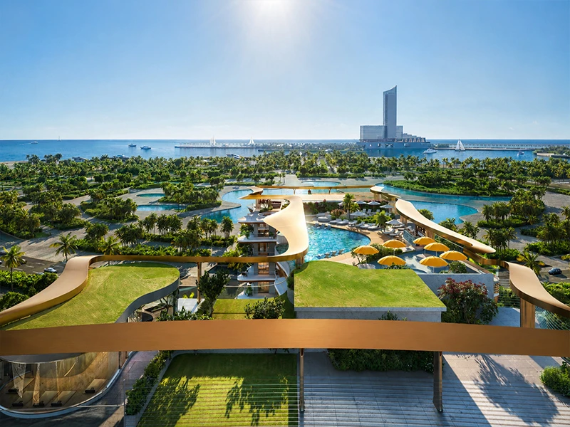 Jacob & Co. Residences waterfront view