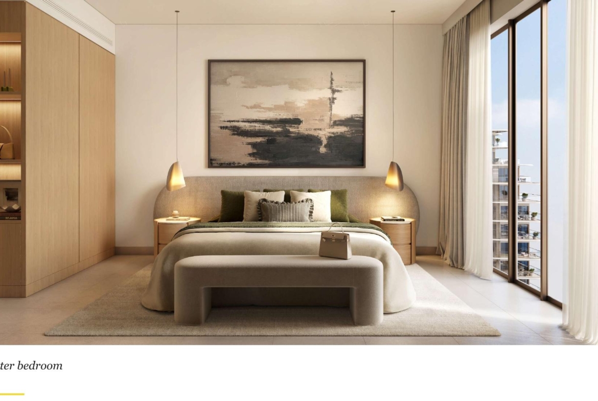 Lunara landscaped infinity pool and residential towers