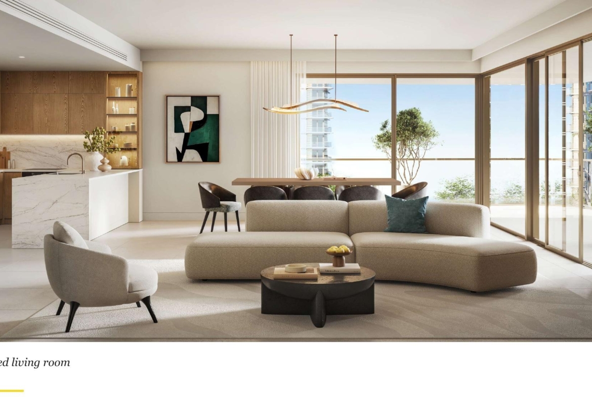 Lunara residence entrance lobby and reception interior