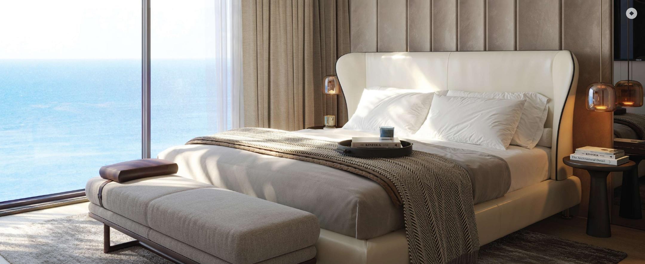 Mirasol II bedroom Mirasol II residence bedroom overlooking the sea