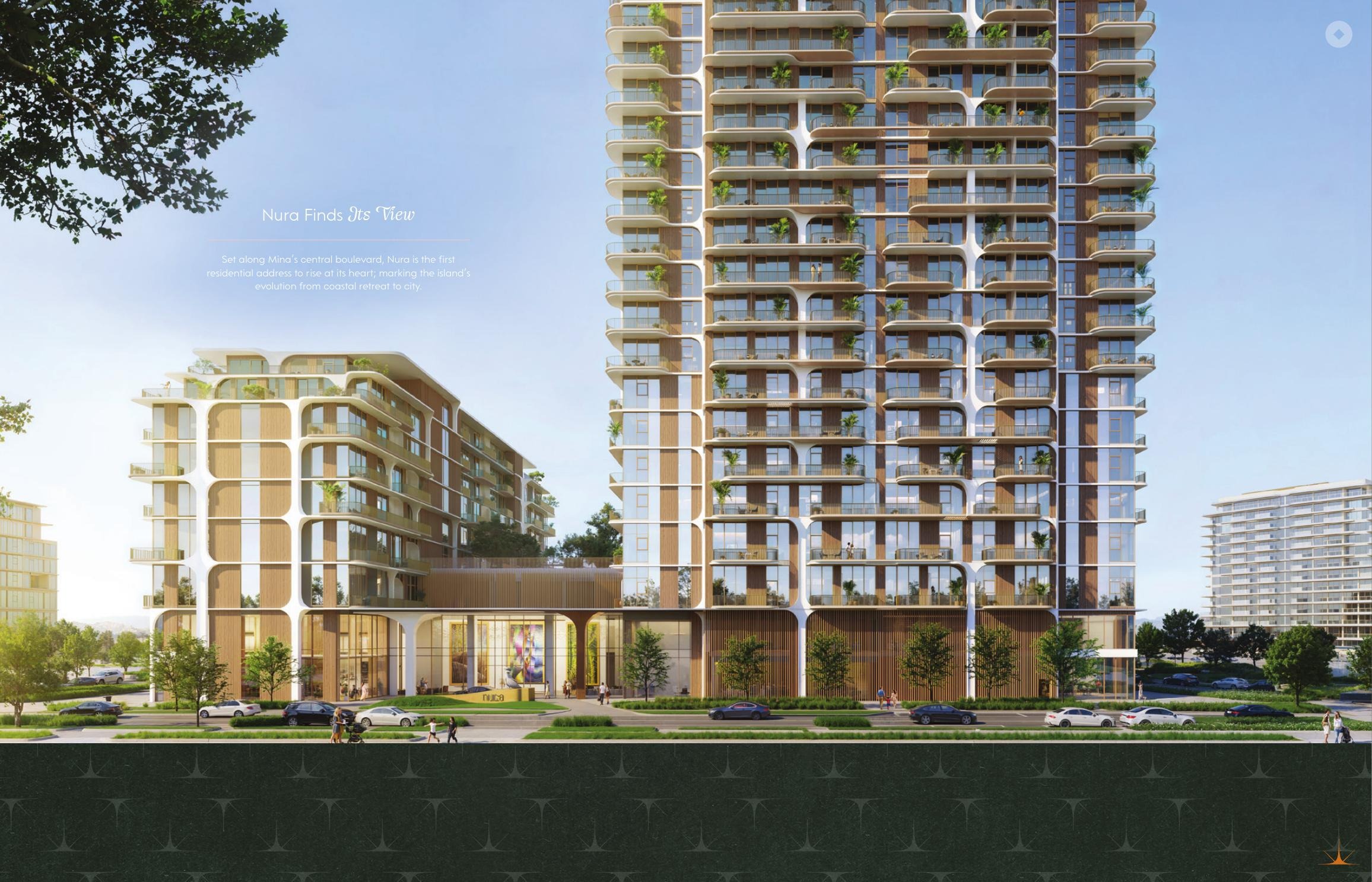 nura-05-towers-and-podium Nura Residences at Downtown Mina, Ras Al Khaimah