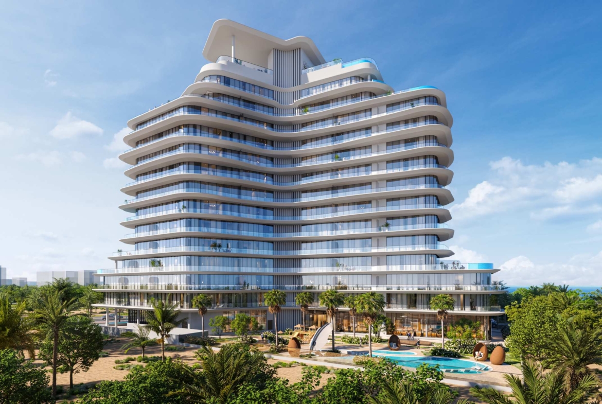 Exterior render of Pelagia on Al Marjan Island, view 6