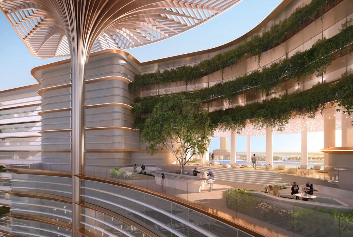 Sora Beach Residences landscaped amenity terraces