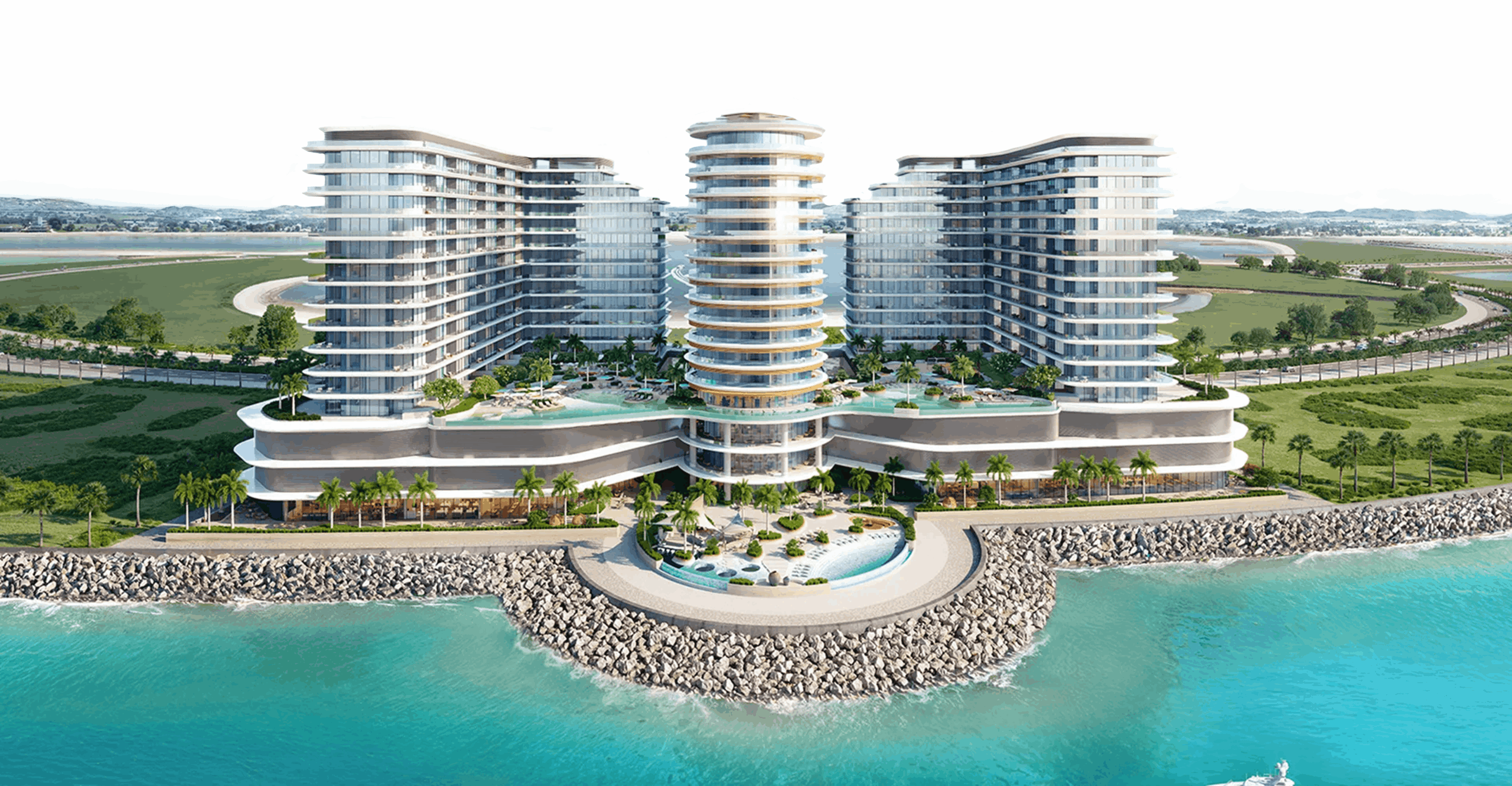 1-Bedroom Apartment at Trio Isle by Missoni — Al Marjan Island