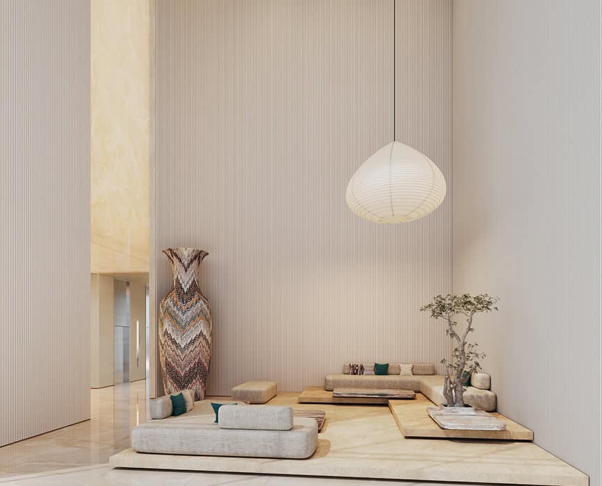 Trio Isle living space interior