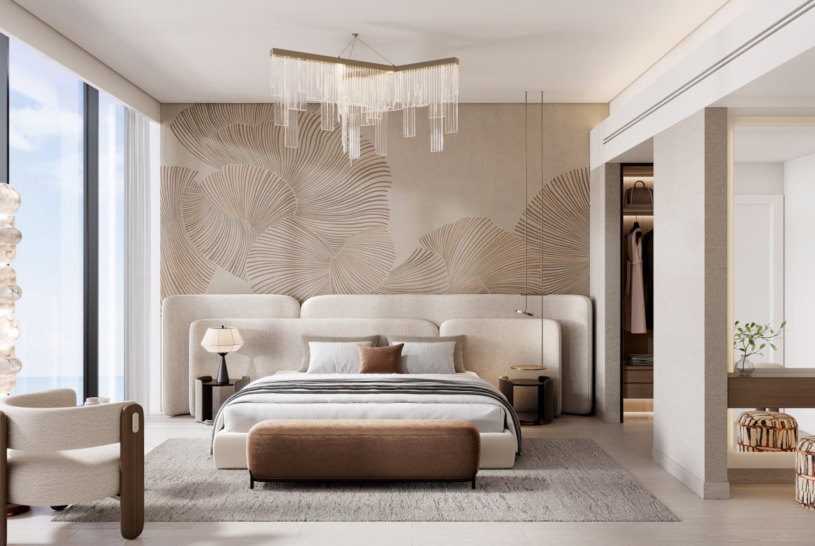 Costa Mare residence master bedroom
