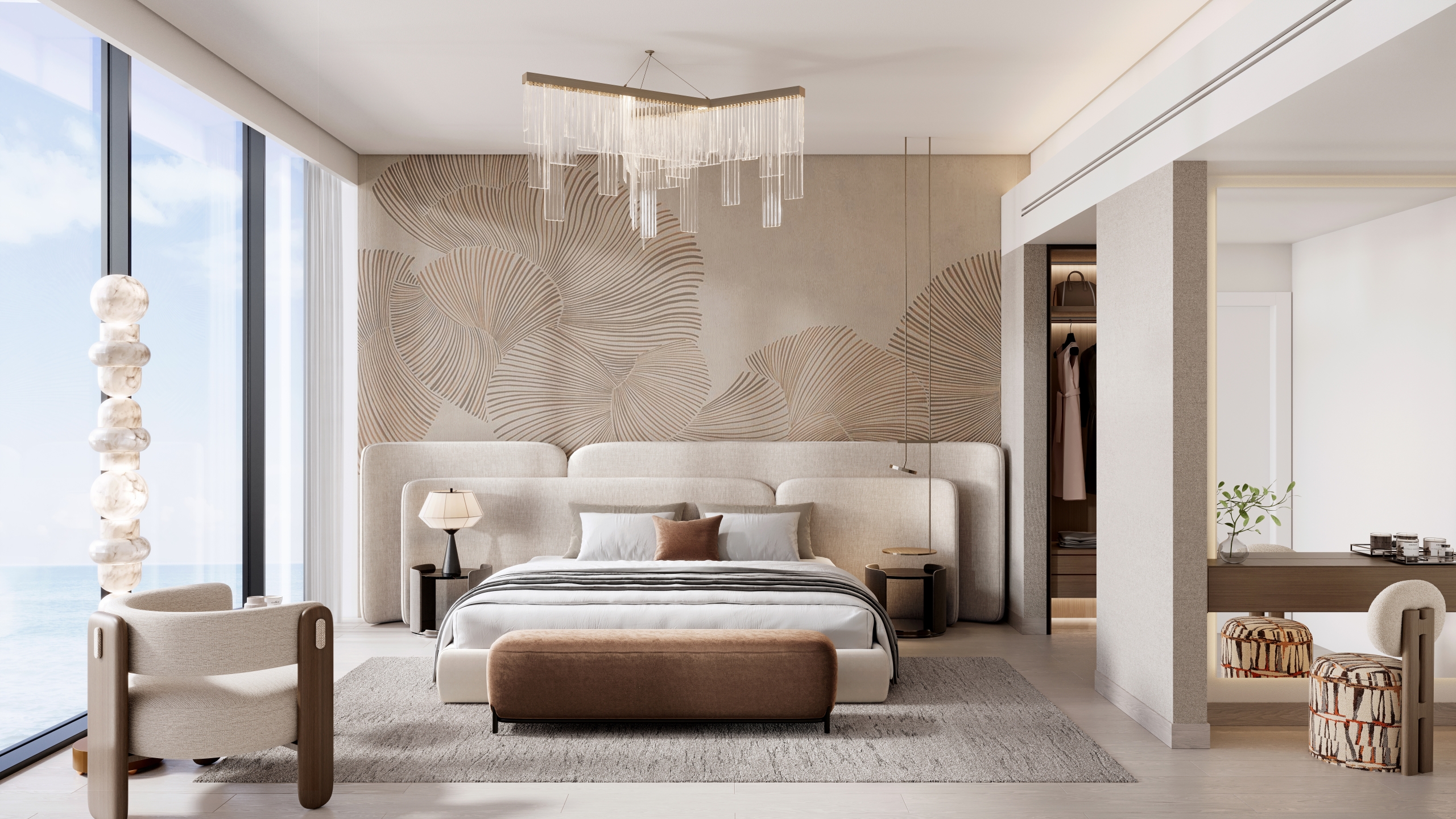 Costa Mare residence master bedroom