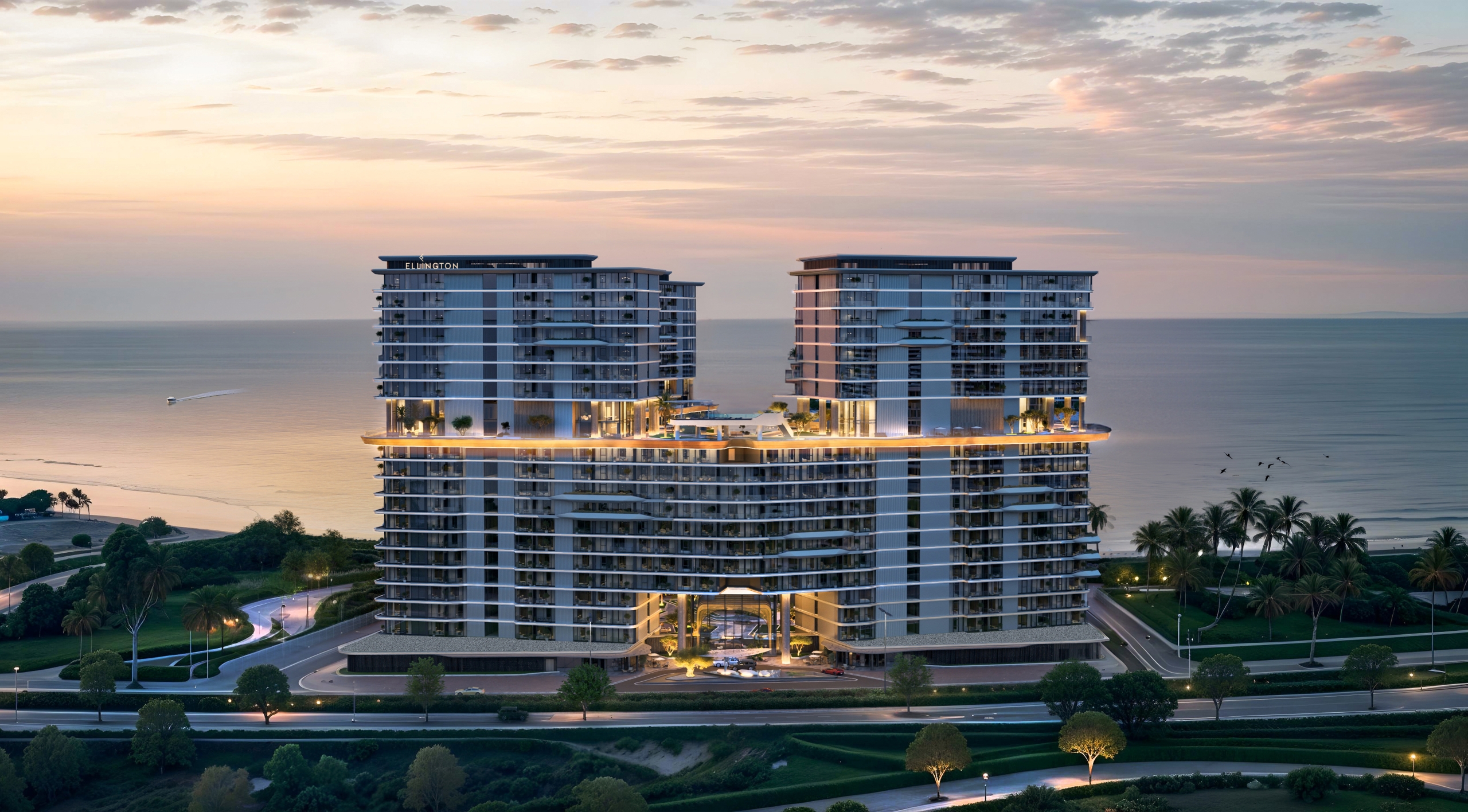 Costa Mare waterfront towers on Al Marjan Island