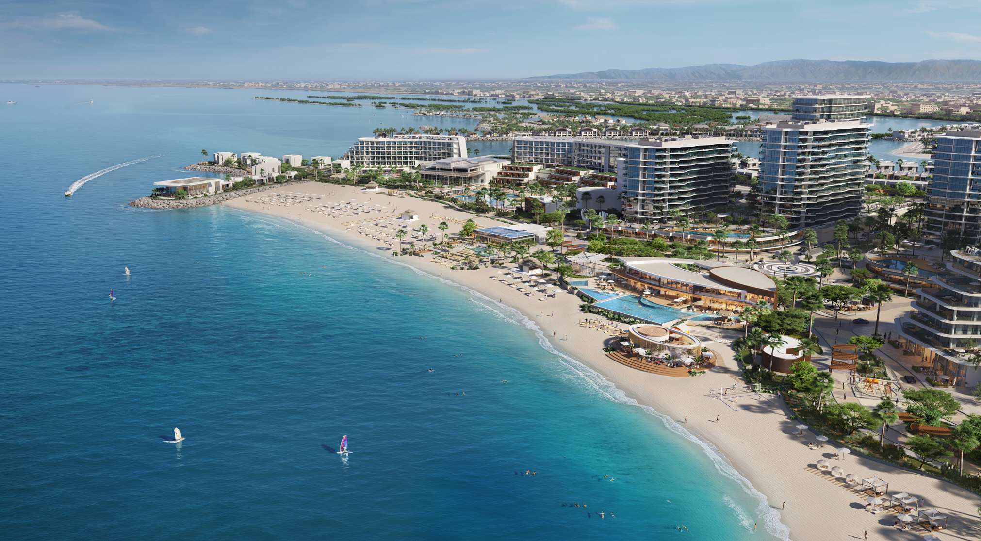 Mina Al Arab waterfront and beach near Beach House at Bay Residences