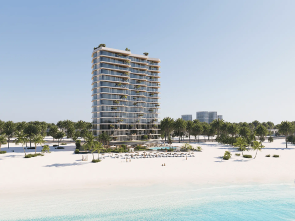 The Beach Vista beachfront apartment tower on Al Marjan Island